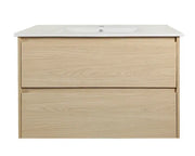 HERA 900mm Wall-Hung Vanity - Tas Oak mercioaustralia