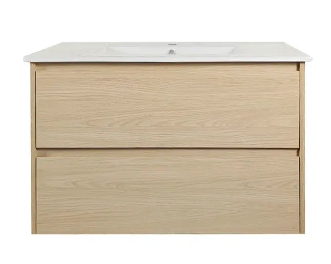 HERA 900mm Wall-Hung Vanity - Tas Oak mercioaustralia