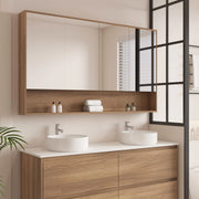 HERA 1500mm Shaving Cabinet - Elegant  Oak mercioaustralia