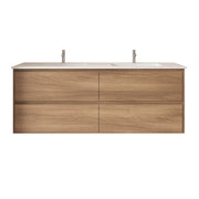 HERA 1500mm Wall-Hung Vanity - Elegant  Oak mercioaustralia