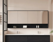 HERA 1800mm Shaving Cabinet - Black Oak mercioaustralia