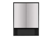 HERA 600mm Shaving Cabinet - Black Oak mercioaustralia