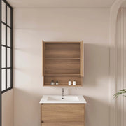 HERA 600mm Shaving Cabinet - Elegant Oak mercioaustralia