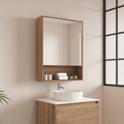 HERA 600mm Shaving Cabinet - Elegant Oak mercioaustralia