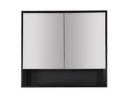 HERA 900mm Shaving Cabinet - Black Oak - FIL Kitchen Bathroom