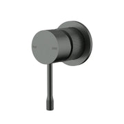 IKON Linie Basin/Bath Wall Mixer Trim Kit Gun metal - FIL Kitchen Bathroom