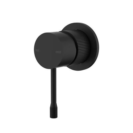 IKON Linie Basin/Bath Wall Mixer Trim Kit Matt Black - FIL Kitchen Bathroom