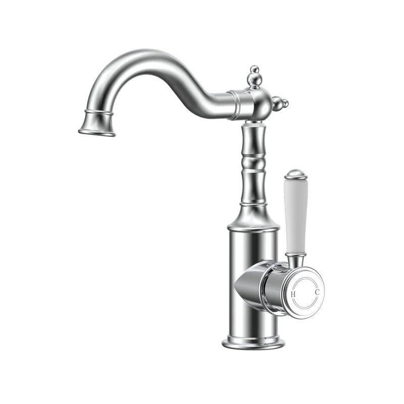 Clasico Basin Mixer Ceramic Handle Chrome