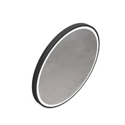 INFINITY HAMILTON ROUND LED MIRROR WITH BLACK ALUMINIUM FRAMED TRIO COLOUR 800X800MM - FIL Kitchen Bathroom