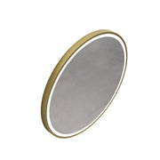 INFINITY HAMILTON ROUND LED MIRROR WITH GOLD ALUMINIUM FRAMED TRIO COLOUR 800X800MM - FIL Kitchen Bathroom