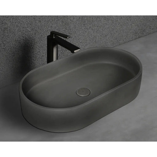 Above Counter  Basin Concrete Basin  Matte Grey 582x 365x 120mm - FIL Kitchen Bathroom