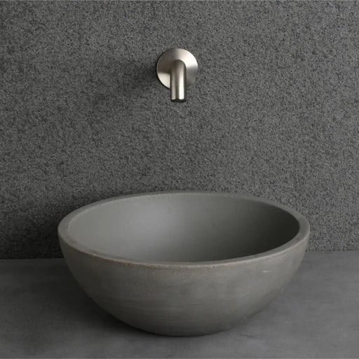 Above Counter Basin Concrete Basin Matte Grey 360x 360x 145mm - FIL Kitchen Bathroom