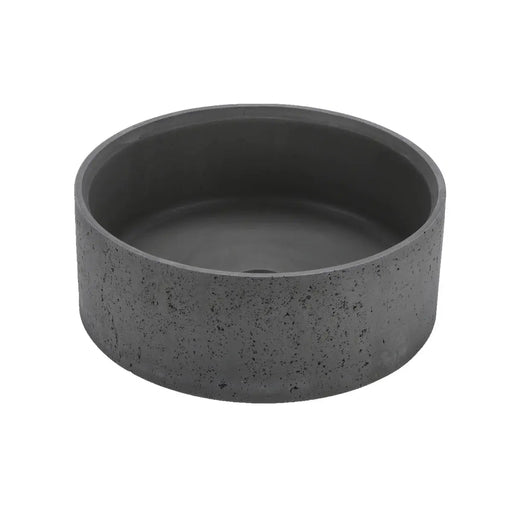 Above Counter Concrete Basin Matte Grey 390x 390x 150mm - FIL Kitchen Bathroom