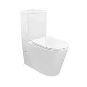 ATTICA GAIA WASHLET W/ REMOTE CONTROL AND INSPIRE TORNADO TOILET SUITE PACKAGE D-SHAPE GLOSS WHITE - FIL Kitchen Bathroom