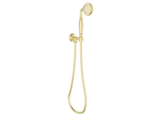 Clasico Hand Shower on Wall Outlet Bracket Brushed Gold - FIL Kitchen Bathroom