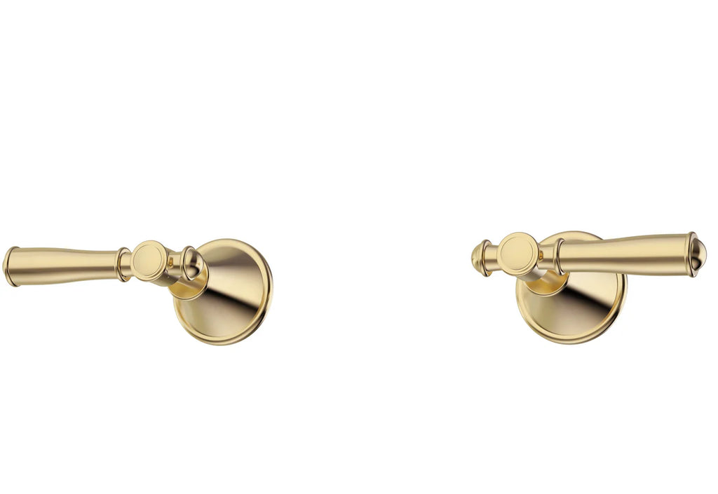 IKON Clasico Wall Top Assemblies Chrome/Brushed Nickel/Brushed Gold/Matt Black (BRASS HANDLE)