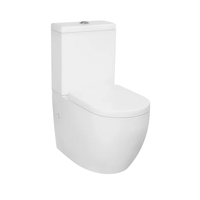 DELUSO RIMLESS TOILET SET