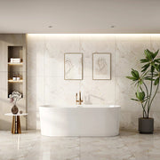 ISEO Freestanding Bathtub - Gloss White mercioaustralia