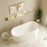 ISEO Freestanding Bathtub - Gloss White mercioaustralia