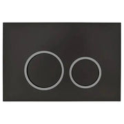 Mercio R&T Round Flush Plate - Black - FIL Kitchen Bathroom