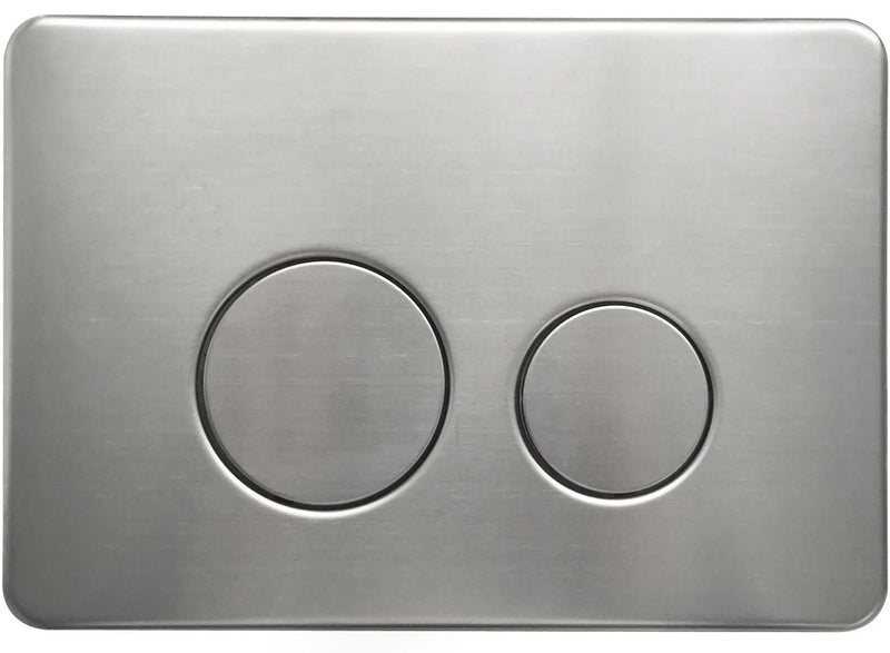 Mercio R&T Round Flush Plate - Brushed Nickel mercioaustralia