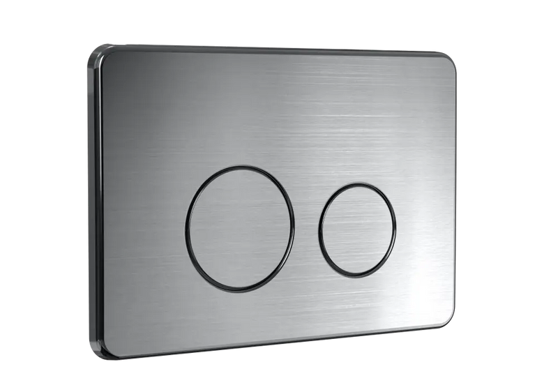 Mercio R&T Round Flush Plate - Gunmetal mercioaustralia