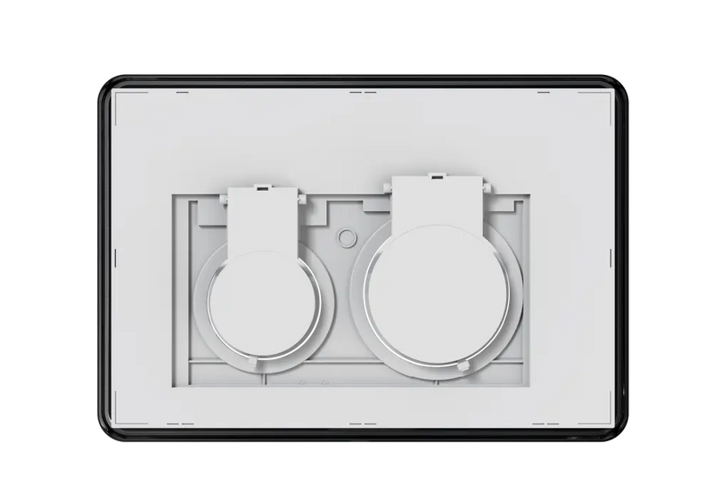 Mercio R&T Round Flush Plate - Gunmetal mercioaustralia