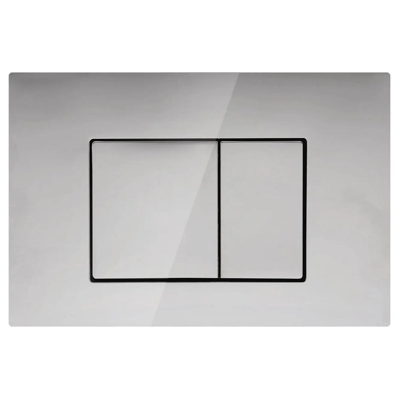 Mercio R&T Square Flush Plate - Chrome mercioaustralia