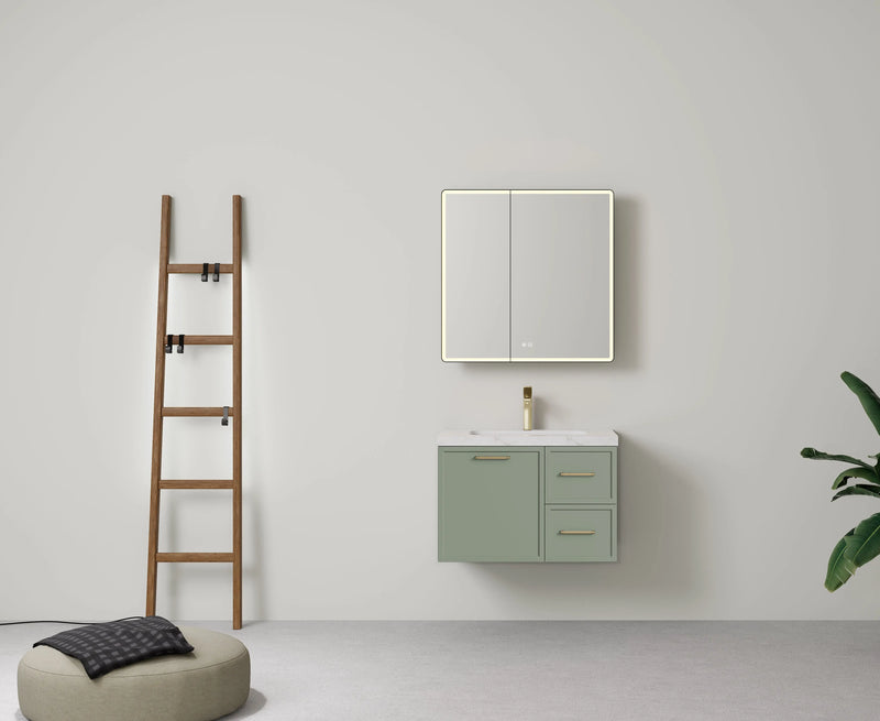 Lukka Kingsley Federation Wall Hung PVC Cabinet (750mm) Lukka
