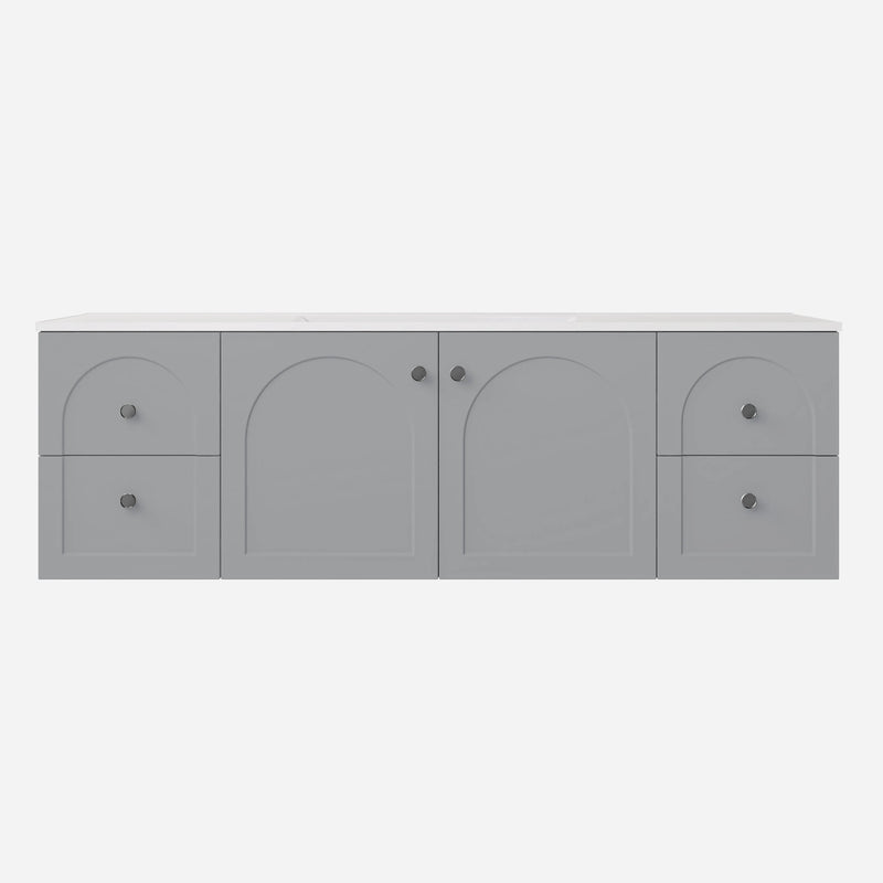 Chester Federation wall hung PVC Cabinet LK-FC154W-GY