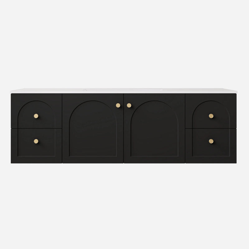 Chester Federation wall hung PVC Cabinet LK-FC154W-MB