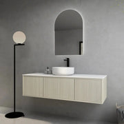 BELLEVUE COASTAL OAK WALL HUNG VANITY 1500MM CETO