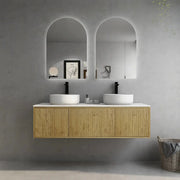 Bellevue Wall Hung Vanity Prime Oak 900mm/1200mm/1500mm - FIL Kitchen Bathroom
