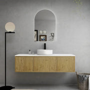 Bellevue Wall Hung Vanity Prime Oak 900mm/1200mm/1500mm - FIL Kitchen Bathroom