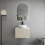 BELLEVUE COASTAL WALL HUNG VANITY OAK 600MM/750MM CETO