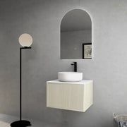 BELLEVUE COASTAL WALL HUNG VANITY OAK 600MM/750MM CETO