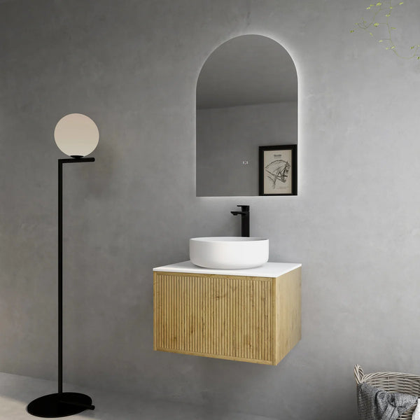 Bellevue Wall Hung Vanity Prime Oak 600mm/750mm