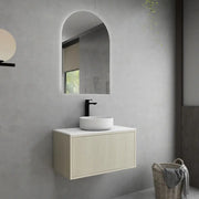 Slim Wall Hung Vanity Coastal Oak 600mm/750mm/1500mm (390mmDEEPTH ) CETO