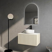 BELLEVUE COASTAL WALL HUNG VANITY OAK 600MM/750MM CETO
