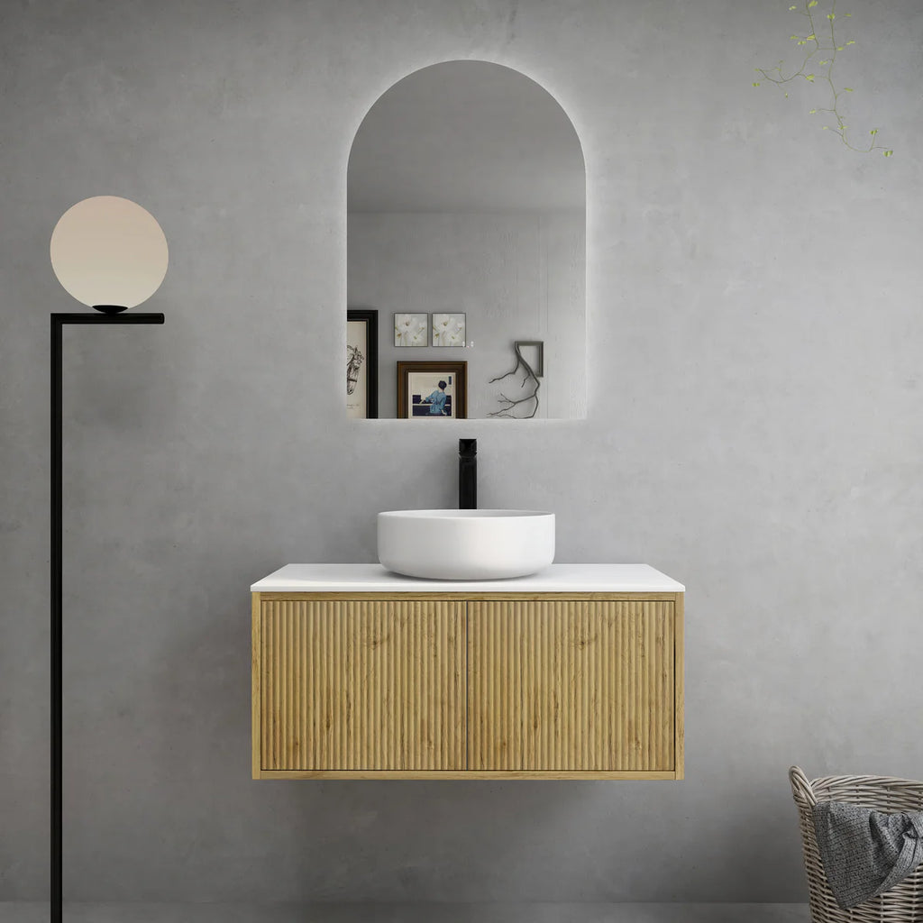 Bellevue Wall Hung Vanity Prime Oak 900mm/1200mm/1500mm