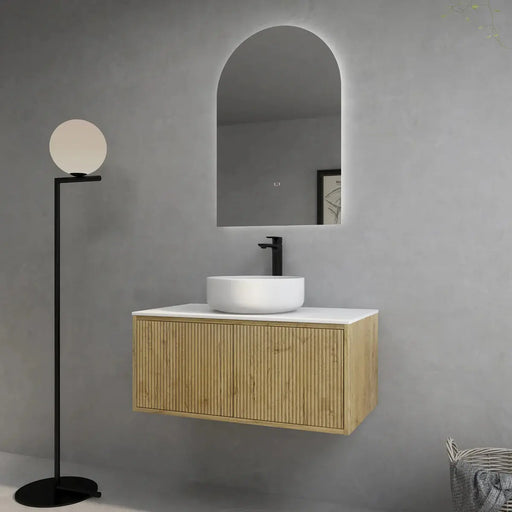 Bellevue Wall Hung Vanity Prime Oak 900mm/1200mm/1500mm - FIL Kitchen Bathroom