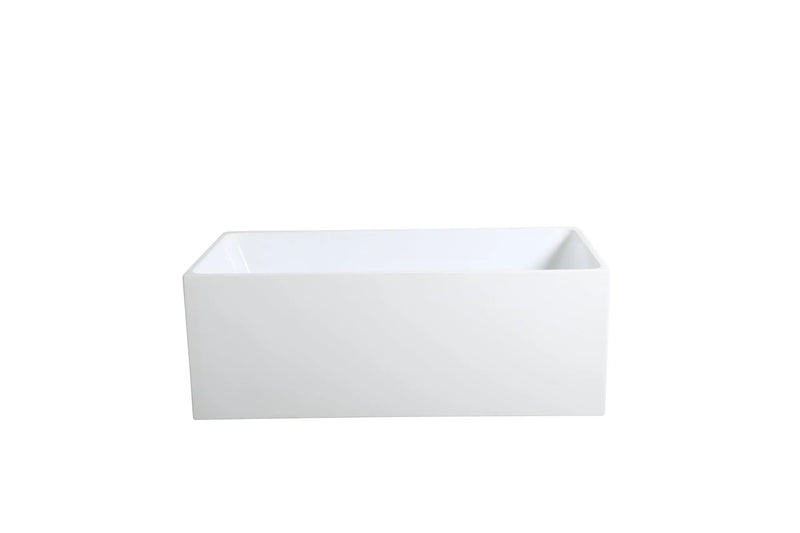 Theo Back to Wall Bathtub (1000/1300/1500/1700mm) POSEIDON