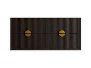Kingo Fluted Wall Hung Vanity Matte Black  1200mm/1500mm - FIL Kitchen Bathroom