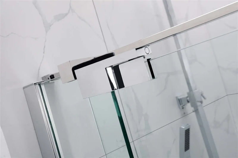 Frameless Pivot Door Shower Screen FIL Kitchen Bathroom