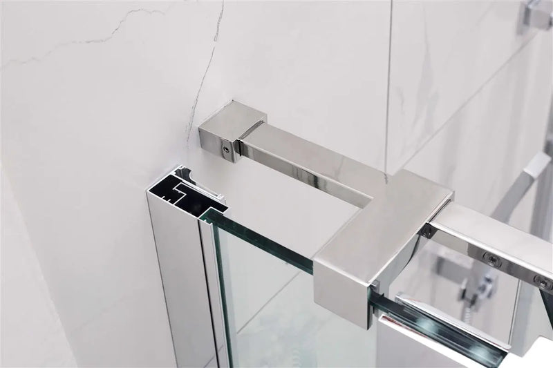 Frameless Pivot Door Shower Screen FIL Kitchen Bathroom