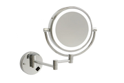 THERMOGROUP 1&5X MAGNIFICATION MIRROR WITH LIGHT 200MM - FIL Kitchen Bathroom