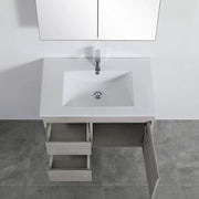 Nova Poly Wood Wall Hung Vanity-Concrete Grey (750mm/900mm) - FIL Kitchen Bathroom