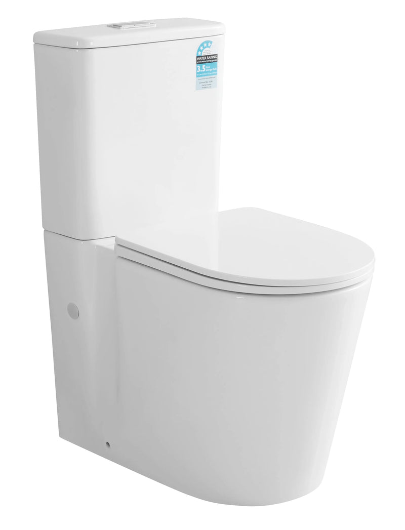 Alora Tornado Rimless Toilet Suite Dual Flush POSEIDON