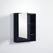 MATTE BLACK SHAVING CABINET 600MM FIL Kitchen Bathroom