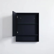MATTE BLACK SHAVING CABINET 600MM FIL Kitchen Bathroom